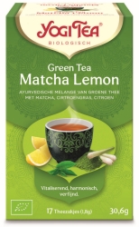 green tea matcha lemon